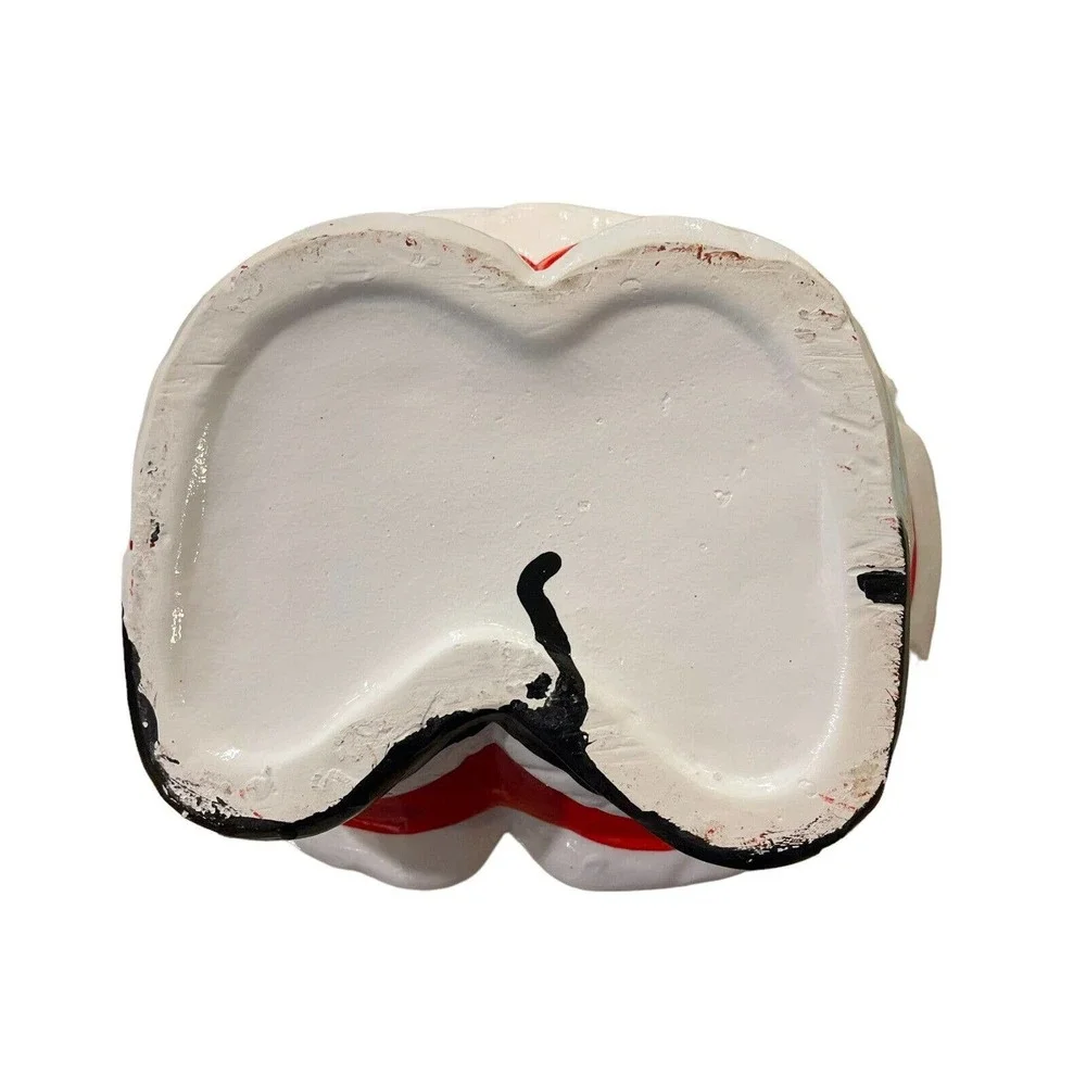 VTG Santa Claus St.‎ Nick Ceramic Porcelain Cookie Jar Christmas Holiday Decor